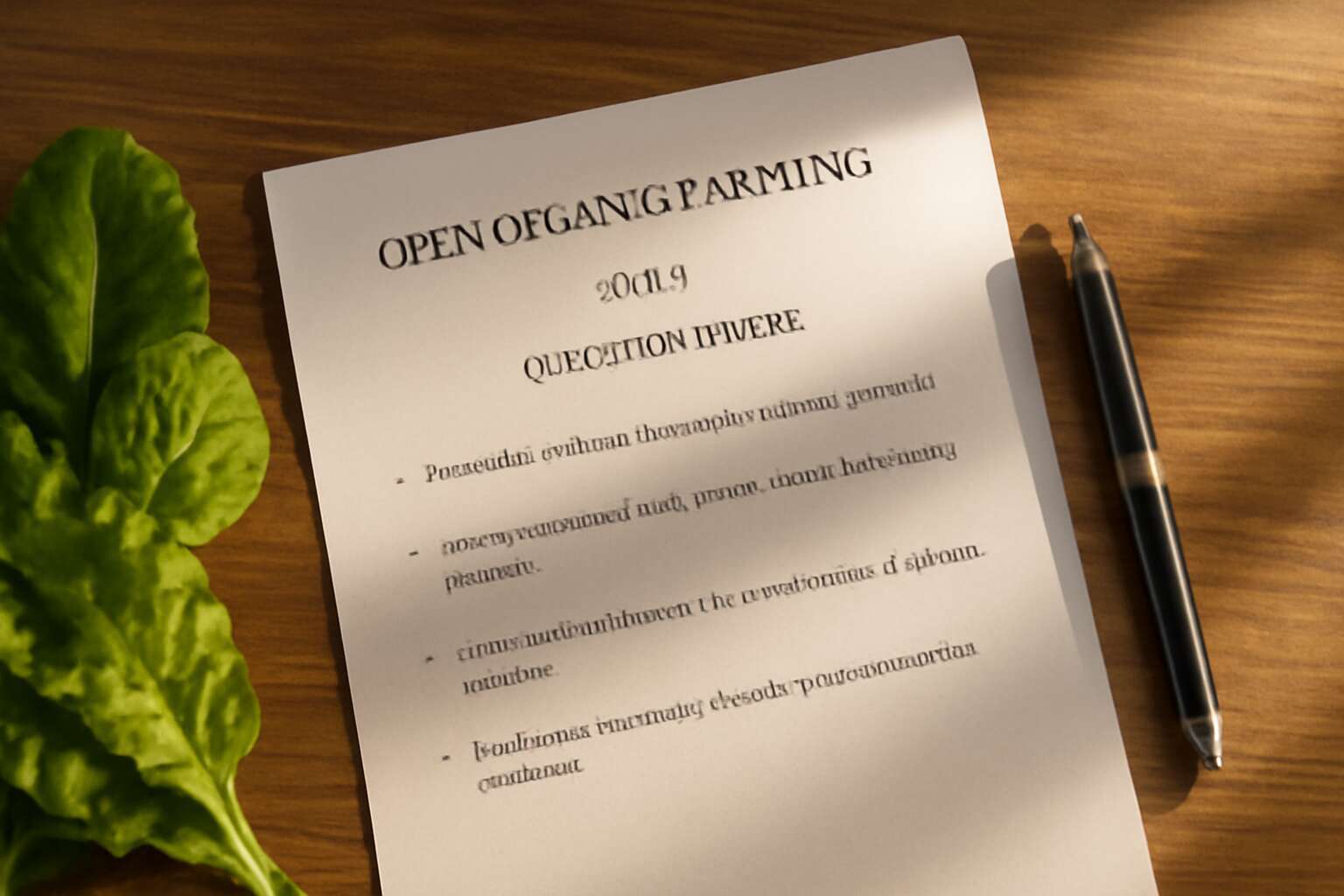 organic farming question paper 2023