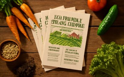 Grow Green with organic farming pamphlet ideas for sustainable, practical farming