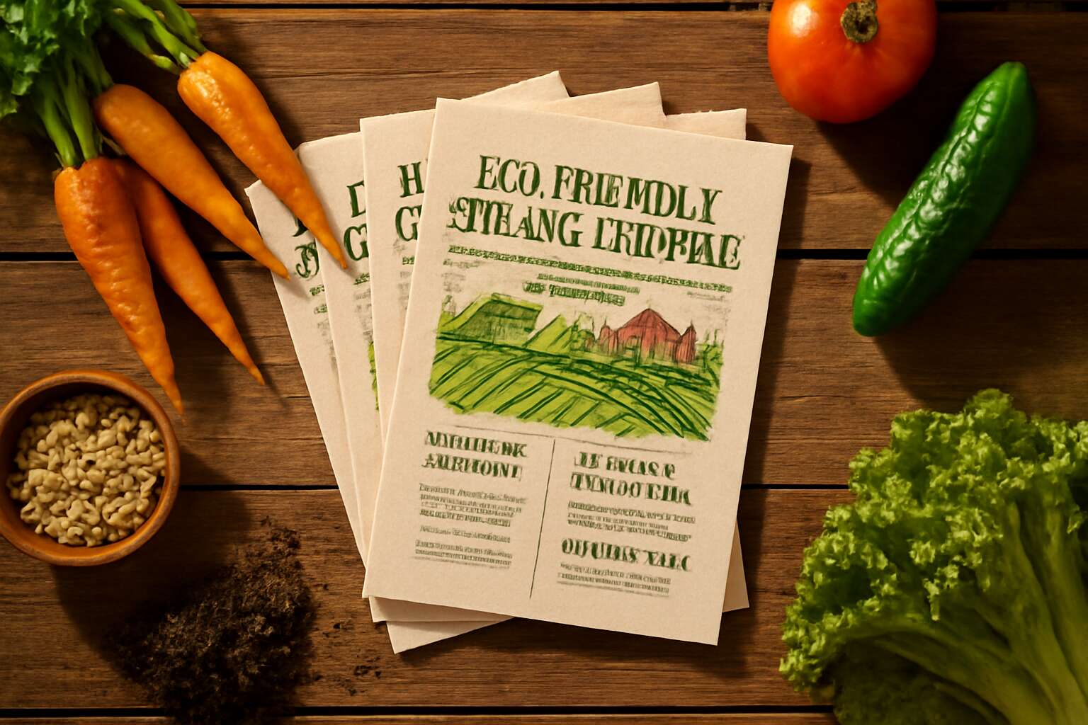 organic farming pamphlet ideas