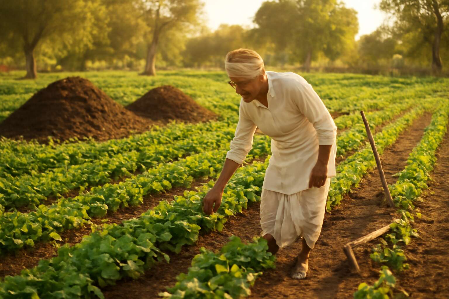 organic farming was first suggested in india in