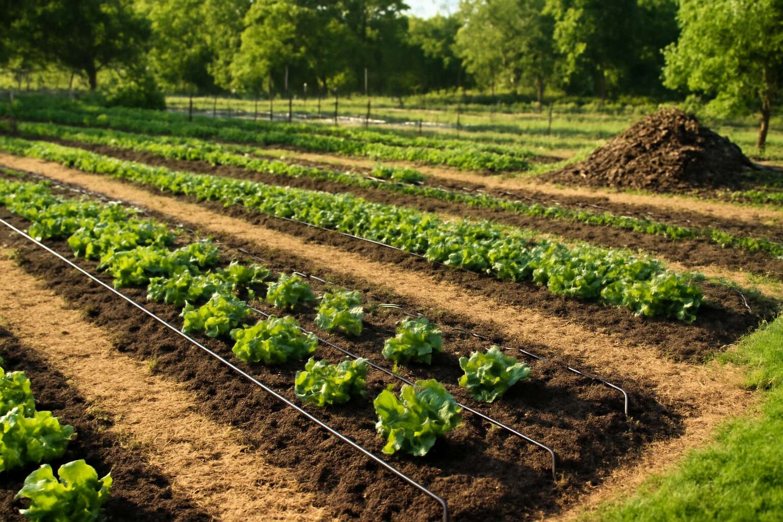 organic farming working model project