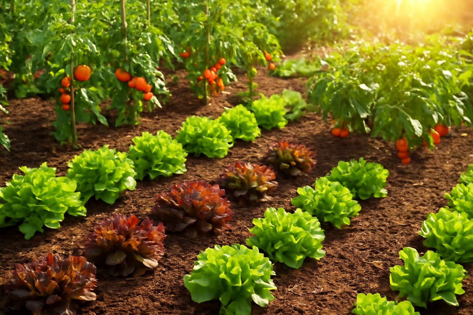 organic farming of vegetables