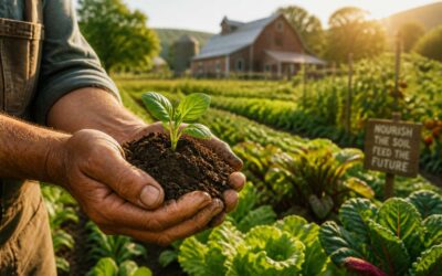 Organic farming revolution transforms agriculture for a healthier planet.