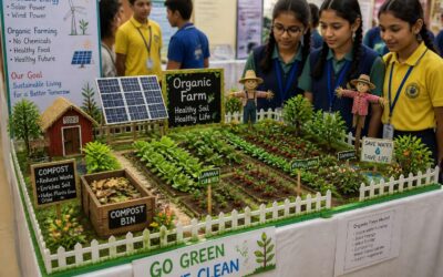 Win the science fair with an organic farming working model for science exhibition.