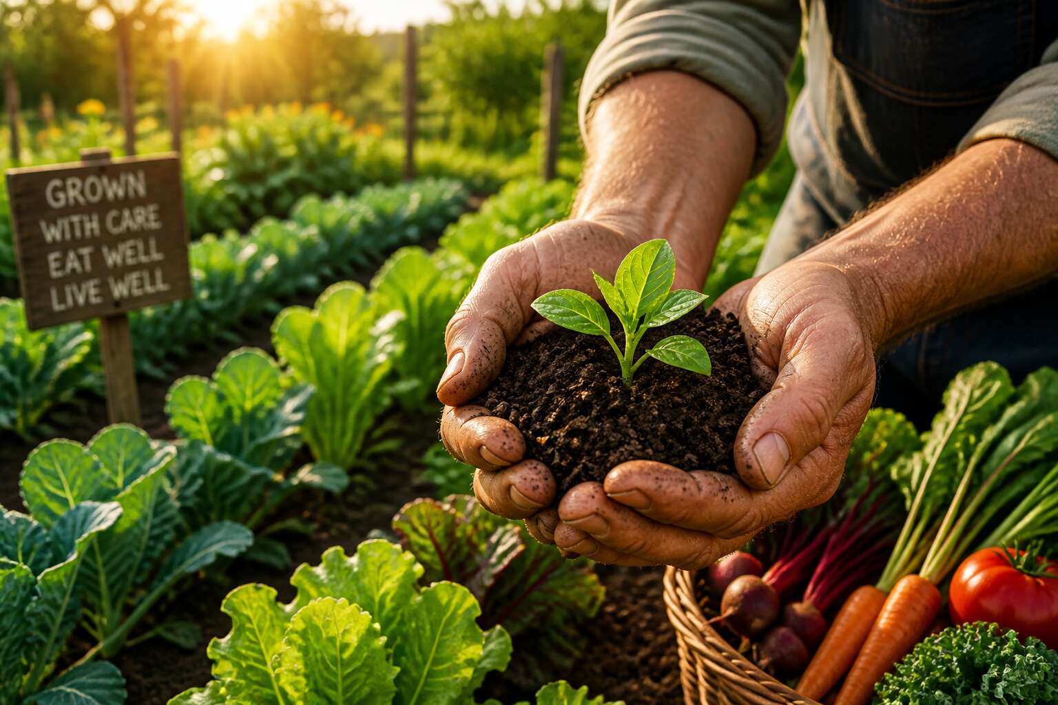 organic farming 10 lines