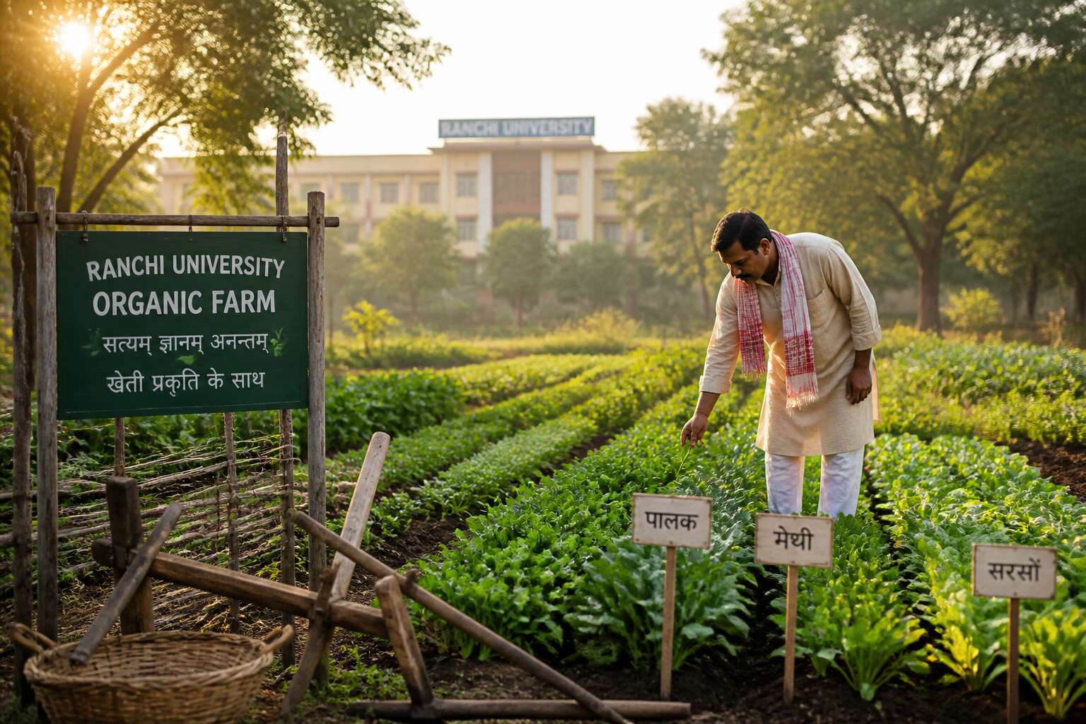 organic farming ranchi university